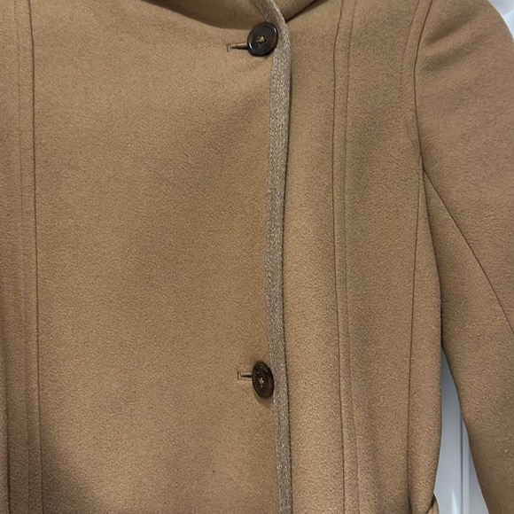 Hooded Wool and Cashmere Wilfred Coat - Picture 2 of 4